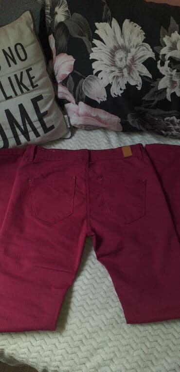 bež pantalone: NOVO. Stradivarius farmerice samo skinuta etiketa vel.38 sa dosta — 5