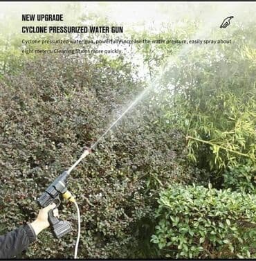 imt freza 506: Aku pištolj za pranje čišcenje i tuširanje sa dve baterije 48V — 6