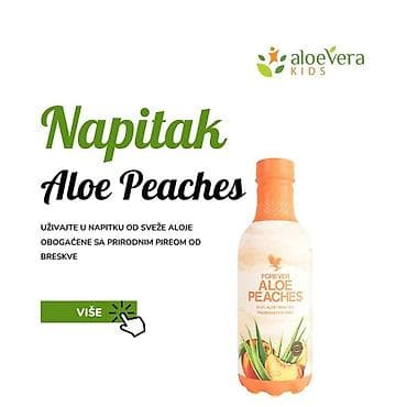 🍑 Svi vole sunčani ukus breskve! 🍑 Ovaj osvežavajući napitak od aloje