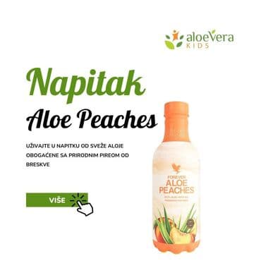 q a kozmetika: 🍑 Svi vole sunčani ukus breskve! 🍑 Ovaj osvežavajući napitak od aloje — 1