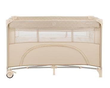 pult za bebe: KIKKA BOO krevetac Nighty Night, 2 nivoa, bež – sa rancem i pultom za — 4