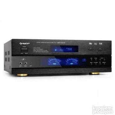 Auna amp-5100b; Germany -2 mikrofonska ulaza; originalni daljinski;