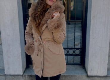 Blazers: Jakna Lorena Camel – model NOVA JJ2930-CAMEL-S Elegantna zimska parka — 2