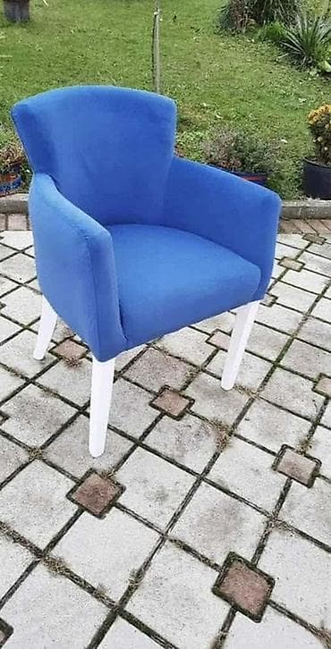 fotelje vitorog: 📌 Tapacirana stolica sa rukonaslonima Elegantna, udobna i moderna — — 2