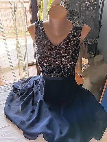 Koktel/večernja haljina Dressystar – tamnoplava - Gornji deo: bez