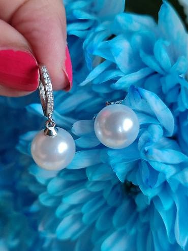 Minđuše: Minđuše zig 925 - Materijal: srebro - Model: viseće alke sa — 2