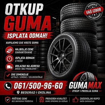 ♻️ Otkup guma Beograd – Isplata odmah u kešu! Bavimo se otkupom