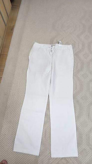 lanene bele pantalone: Ženske bele pantalone Orsay - Brend: Orsay (etiketa vidljiva na — 1