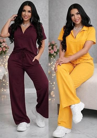 Ponovoooo 🩵🧡🩷🤎💛 Najlepši pamučni kompleti Po SUPER CENI od 2600 din -