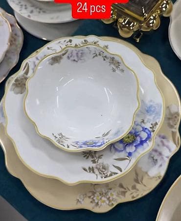 alat za klime: 🔥Set porcelanskih tanjira – 24 dela🔥 - Elegantni servisi sa — 2