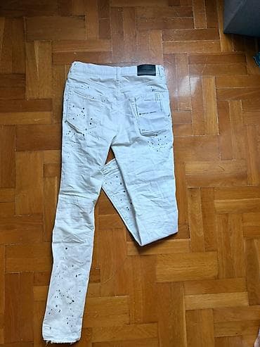 legend farmerke muske: Muške farmerke Purple Brand – model P001, veličina 30 - Boja: bela sa — 3