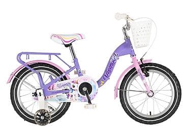 ranac sa imenom: Bicikl kids Visitor Unicorn 16" 9" V-brake kontra 105–125 cm (16") – — 2