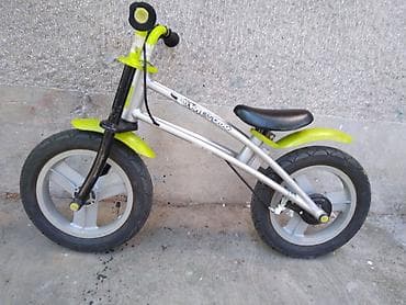 vez na kosulji: Bicikl bez pedala,tockovi i gume na pumpanje 12 cola,sa dobos — 5