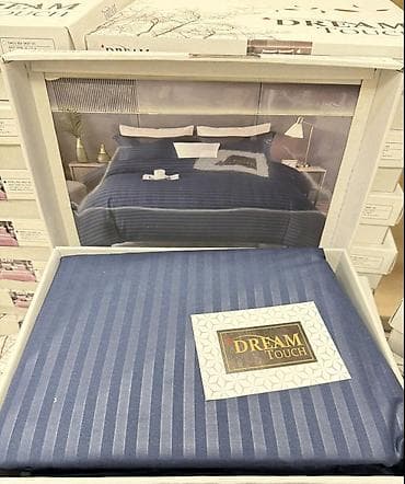 tekstil jagodina: Set posteljine – satenska pruga (jacquard/stripe) - Dizajn: diskretne — 2