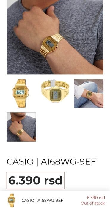 casio digitalni satovi: Klasični sat, Casio, Unisex — 15