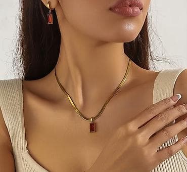 kozni ranac zenski mona: Elegantni poklon set nakita “Love Forever” - Sadržaj seta: ogrlica sa — 3