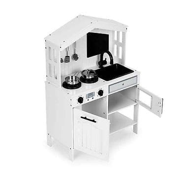 dodaci za deciju kuhinju: DRVENA KUHINJA BELA – ECO TOYS Šifra proizvoda: PLK563W-250 Opis: - — 2
