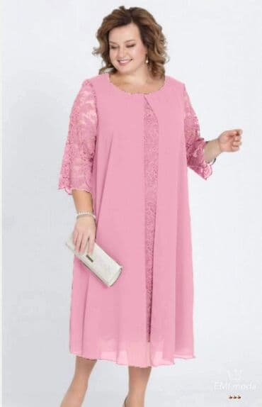 crne haljine do koljena: 2600 do 5xl — 3