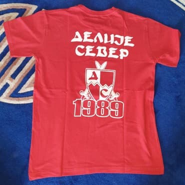 sasvim prirodno majice: Majica navijacka Crvena Zvezda - Red Star, delije sever. L velicina — 2