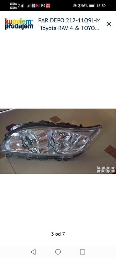 razvodna kapa golf 2: Far DEPO 212-11Q9L-M za Toyota vozila - Prednji levi (L) far, DEPO — 2