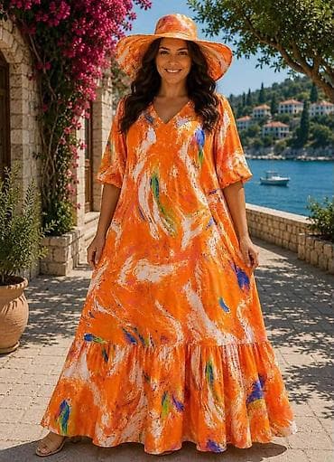 svecane haljine xl: 07. Još jedna divna haljina za punije XL 2XL 3XL Cena : 3.100 dinara👸 — 2