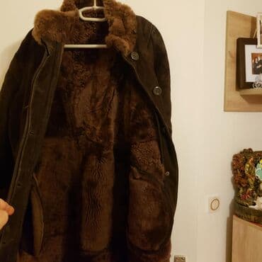 Fur coats: M, Without lining, color - Brown — 6
