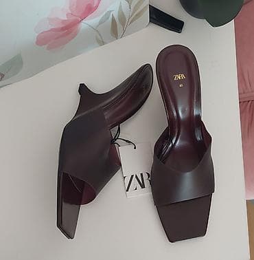 primark vranje: ZARA ženske klompe/sandalete na potpeticu - Model: otvorene mule — 5