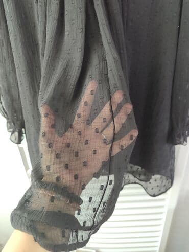 beli sako zara: Zara M, bоја - Crna, Oversize, Dugih rukava — 4