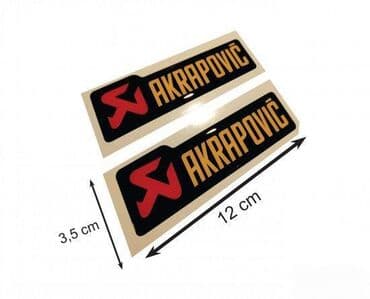 AKRAPOVIC- stikeri- 213 📌 Opis: Samolepljivi stikeri izradjeni od