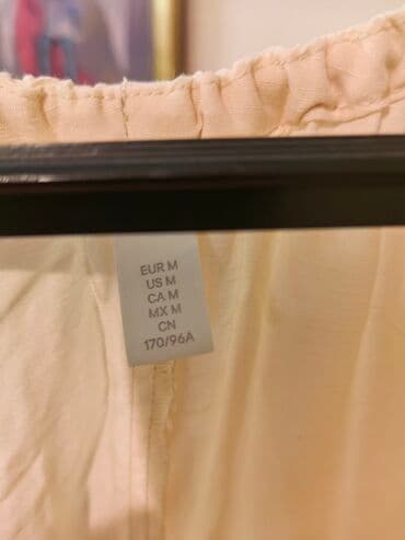 dugacke bunde: H&M M, color - Beige, Oversize, Long sleeves — 3