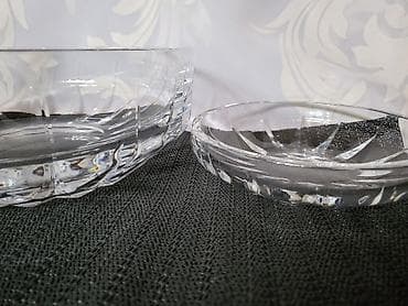 Daske za peglanje: Cinije za poslastice itd.tezak kristal rucna obrada 80te.god — 10