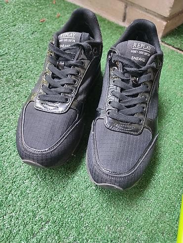 suknje za svadbu: Replay ženske patike – crne - Model: Replay Sneaker, šifra na jeziku — 4
