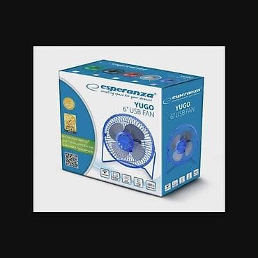 case sa duplim dnom: ESPERANZA EA149W VENTILATOR 6" USB Tihi, efikasni, portabl — 4