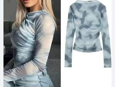 svecane bluze od satena: Zara, M, Geometrijski, bоја - Šareno — 1