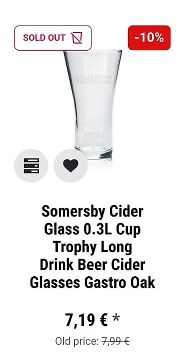 set posuda set posuda: Case nove Somersby Case sve na njima odsjaj od svetla. Komada 6 u — 2