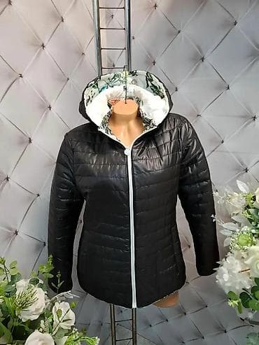 nova maskara: Ženska reverzibilna lagana jakna sa kapuljačom - Dvostrana: jedna — 4