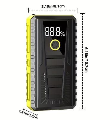 smart multimedija: Auto starter / jump starter za akumulator 12V sa LED lampom Kompaktan — 2