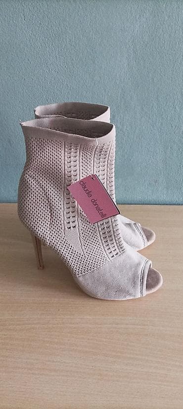 Ženske čizmice-sandale na štiklu – Claudia Donatelli - Model: ankle