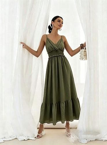 Haljine: ✅Duga ženska haljina na bretele – više boja
✅2000 din — 4