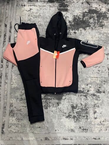 sivi tech fleece zenski: Komplet, XL (EU 54), Nike, bоја - Braon, Pamuk — 6