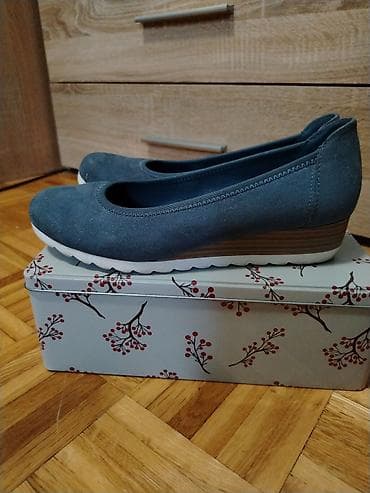 loafers cipele zenske: Elegantne ženske baletanke sa malom klinastom potpeticom. - Boja — 3
