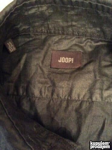 Coats and trench coats: Shirt Long sleeves, L, Joop, color - Grey, Cotton — 2