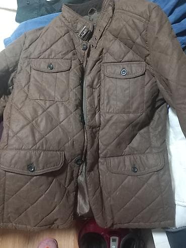 Džemperi: Muška prošivena jakna – Polo Story Denim Collection, veličina M - — 5