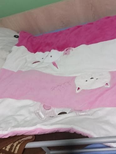 zara kozne helanke: Dečija vreća za spavanje – roze/belo - Mekana, plišana tkanina sa — 1