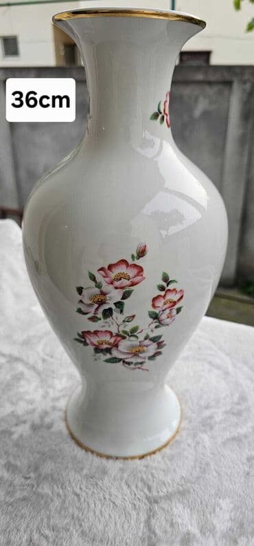 sintelon cupavi tepisi cene: Vase, Ceramics, color - White — 1