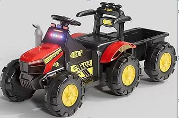 Traktor na akumulator sa 6 točkova – 206358Crvena-260 Atraktivan