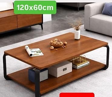 etno stolovi: Moderan klub sto za dnevni boravak – 120×60 cm - Dimenzije: 120 × 60 — 5