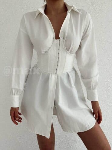 trikotazni set: New,,Must have’’Set (Haljina/Kosulja+Korset)Velicine:S M L boje:zelena — 1