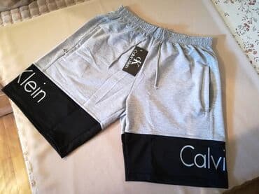 Men's Clothing: Nove muske pamucne markirane bermude Calvin Klein. Turske. Vrlo dobre — 2