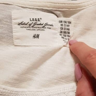 zenske pantalone za zimu: H&M, color - White — 3